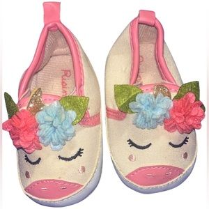Rising Star 3-6 months Unicorn Shoes